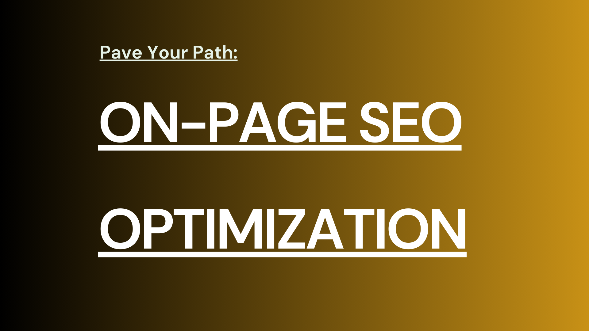 On-Page SEO Optimization