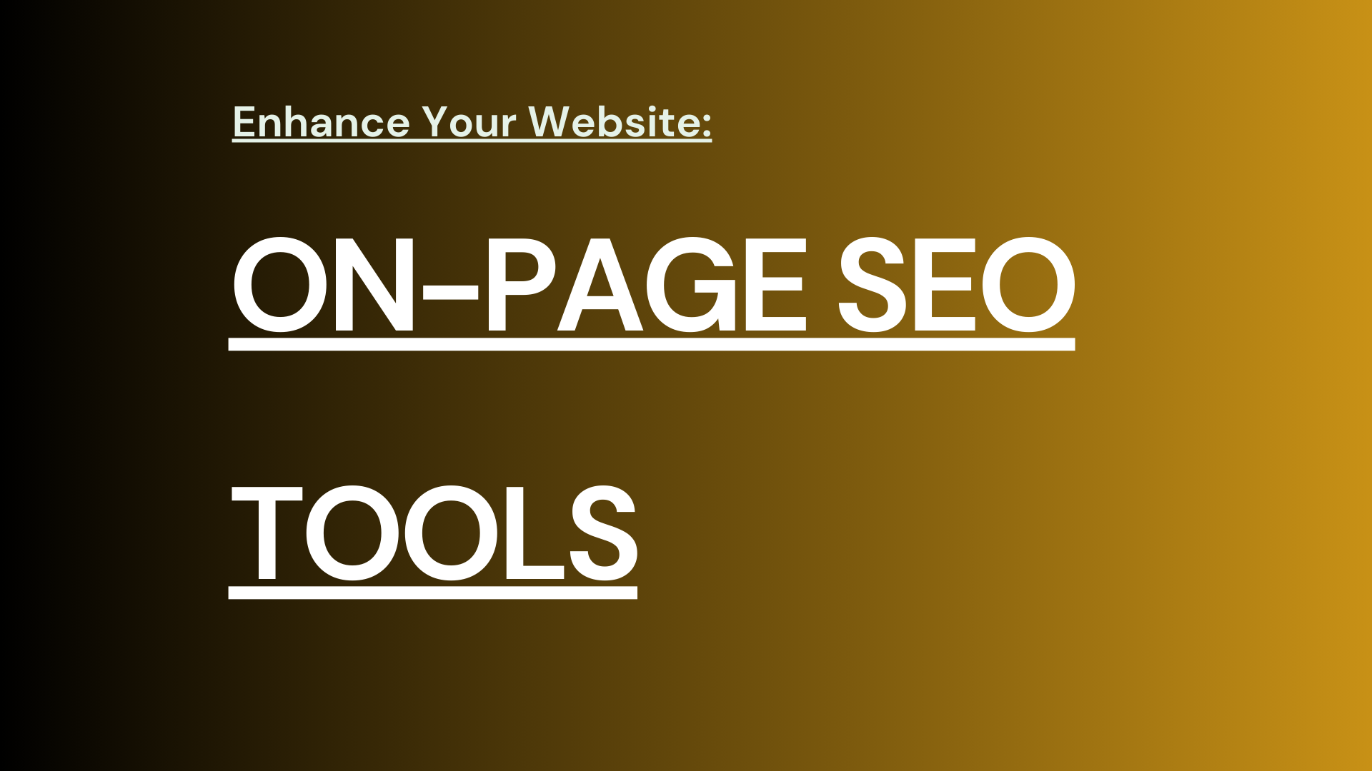 On-Page SEO Tools