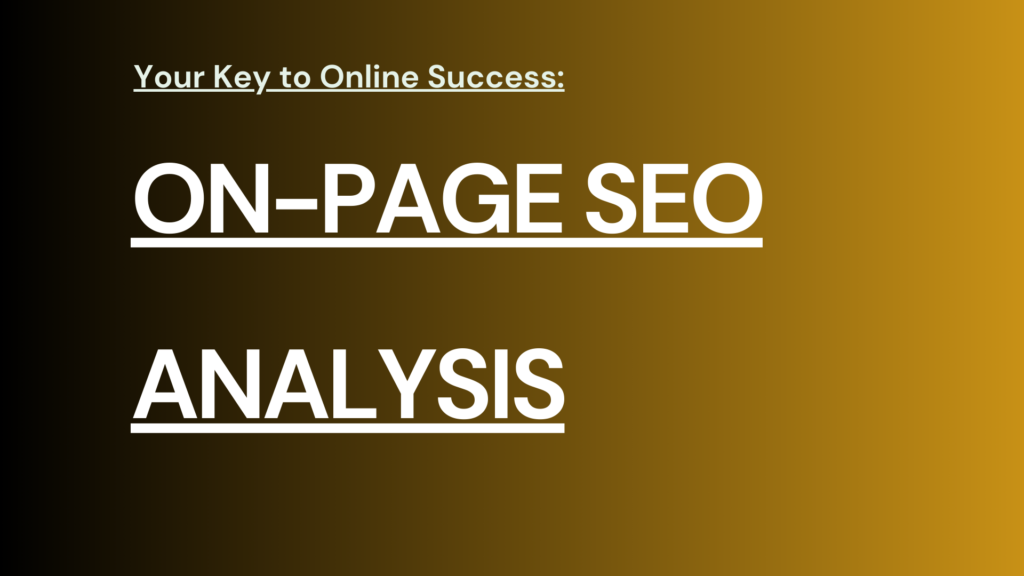 On-Page SEO Analysis